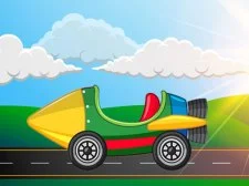 Colorful Vehicles Memory game background