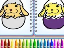 Coloring Bunny Book game background