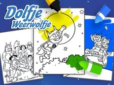 Coloring Dolfje Weerwolfje game background