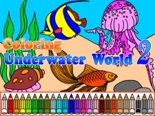 Coloring Underwater World 2 game background