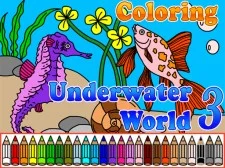 Coloring Underwater World 3 game background