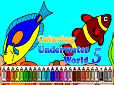 Coloring Underwater World 5 game background