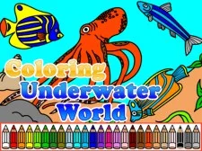 Coloring Underwater World game background