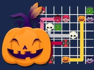Connect The Halloween game background