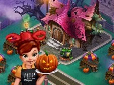 Cooking Fast Halloween game background
