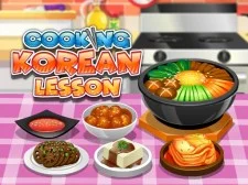 Aula de culinária coreana