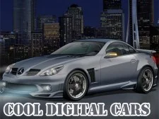 Cool Digital Cars Slide game background