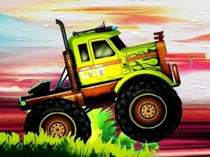 Crazy Monster Trucks Difference game background