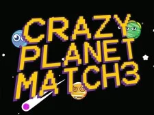 Crazy Planet Match 3 game background