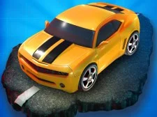 Crossy Bridge Blocky Cars game background