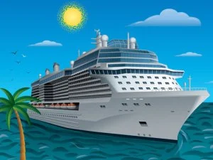 Cruise Ships Memory game background