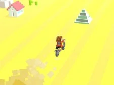 Cube Bike Speed Runner game background