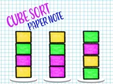 Cube Sort Paper Note game background