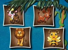 Cute Animal Shapes game background