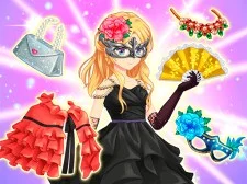 Cute Anime Princess Dress Up game background