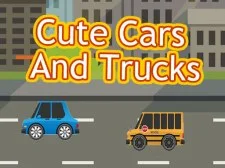 Cute Cars And Trucks Match 3 game background