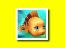 Cute Fish Jigsaw game background