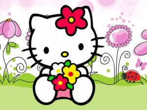 Cute Kitty Jigsaw game background