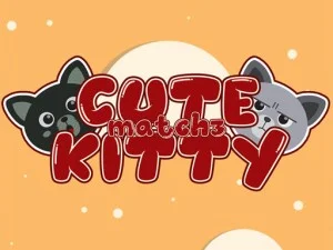 Cute Kitty Match 3 game background