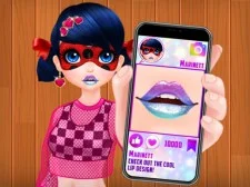 Cute Lip Design For Marinette game background
