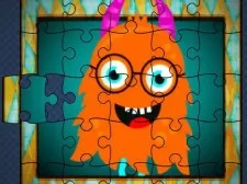 Cute Monsters Jigsaw game background