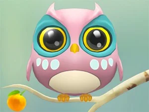 Cute Owl Puzzle game background