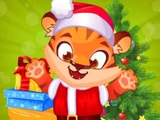 Cute Tiger Cub Care game background