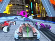 Cyber Cars Punk Racing game background