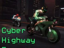 Cyber Highway Escape game background