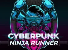 Cyberpunk Ninja Runner game background