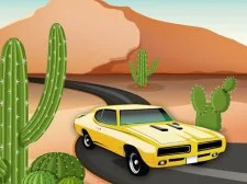 Desert Car Race game background