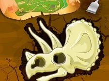 Dinosaur Bone Digging game background