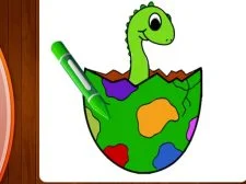 Dinosaurs Coloring Book Part I game background