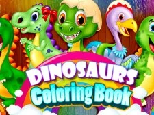 Dinosaurs Coloring Book game background