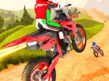 Dirt Bike Stunts 3D game background