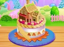 Doll House Cake Cooking game background