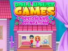 Design e decoração de jogos de casa de bonecas