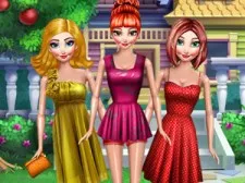 Dolls Spring Outfits game background