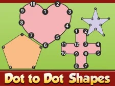 Dot to Dot Shapes Kids Education game background