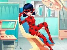 Dotted Girl Ambulance For Superhero game background