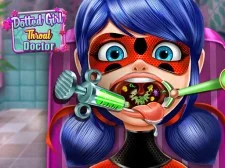 Dotted Girl Throat Doctor game background