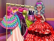 Dove Carnival Dolly Dress Up H5 game background