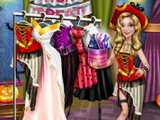 Dove Halloween Dolly Dress Up H5 game background