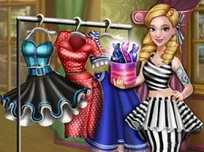 Dove Pinup Dolly Dress Up game background