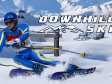 Downhill Ski game background