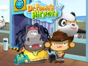 Dr Panda Airport game background