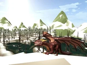 Dragon World game background