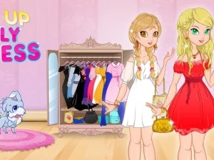 Dress Up The Lovely Princess game background