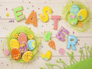 Easter Day 2020 Slide game background