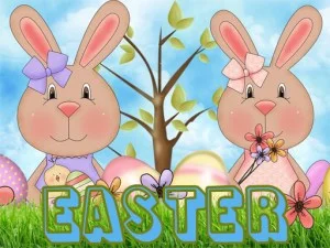 Easter Puzzle game background